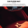 Transparent Silicone Car Floor Mats Automotive Interior Anti Dirty Pads For Foot Mats Vehicle Front Seat Full Set Car