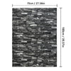 70cm*1m  3D Brick Pattern Wall Panels Wallpaper DIY Waterproof for Living Room Bedroom Kitchen Background Wall Decoration