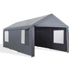 Outdoor Home Car Garage Canopy Simple Metal Frame Parking Cars Sunscreen Awning Steel Aluminum Pressure Treated Nature Car Cover
