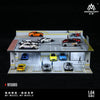 More Art 1:64 Underground 05 Parking Garage Lighting Diorama, Light Version Diorama for Display&Collection&Gift