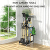 Storage Rack Rakes Shovels Rack Garden Tool Organizer Stable Utility Rack Easy to Install Garage Tool