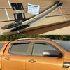Aluminum Alloy Car Roof Rack Cross Bar For Ford Ranger T6 T7 T8 2012-2022  Rails Bar Luggage Carrier Bars Top Racks Rail Boxes