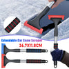Car Snow Shovel With Sponge Handle Extendable Ice Scraper Defrosting Snow Removers Windshield Snow Remover Auto Cleaner Tools ﻿