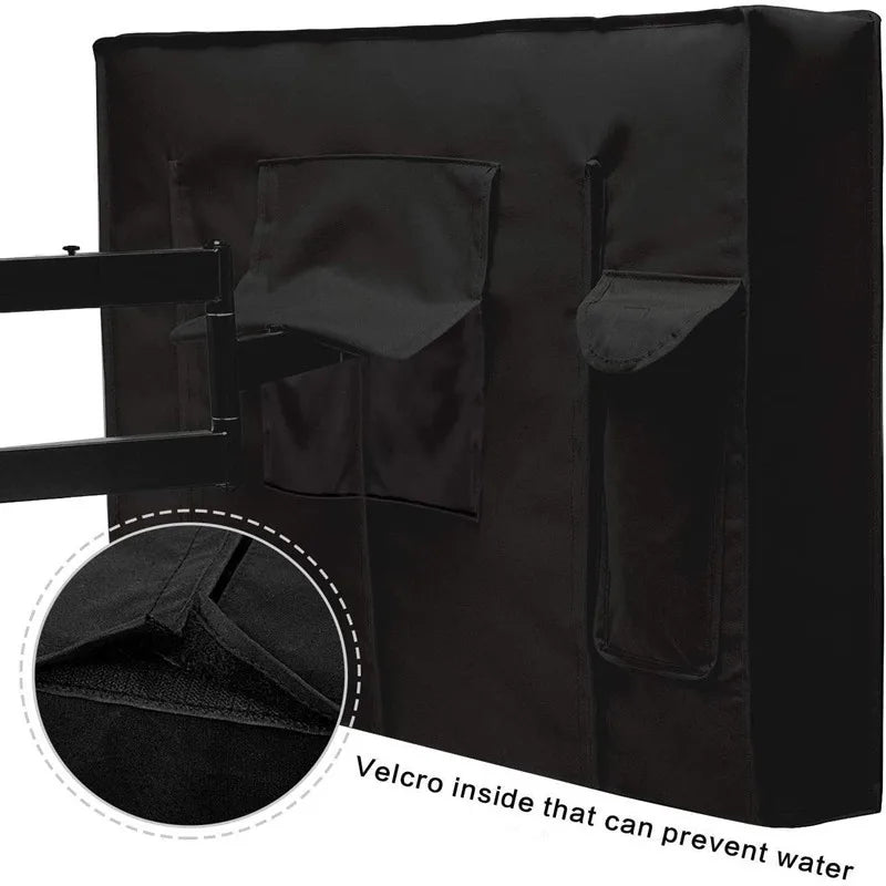 Outdoor Courtyard Encrypted Oxford Cloth Waterproof Dustproof Sunproof Outdoor TV CoverTV Cover