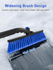 Ice Scraper and Brush for Car, Snow Brush and Ice Scraper with Foam Grip, Detachable Snow Scraper for SUV Truck Jeep Vehicle
