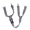 Hot 4/8 Points Support Helmet Lining Knob/button Suspension System Hat Adjustable Lock Strap Black&grey Head Belt
