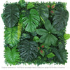 50x50cm 3d Artificial Plant Panel Plastic Outdoor Green Lawn Diy Home Decor Wedding Backdrop Garden Grass Wall Flower Wall