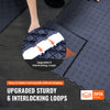 SucceBuy Garage Tiles Interlocking 12x12in 25 Pack Garage Floor Covering Non-Slip Double-Sided Texture Garage Flooring Tiles