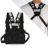 Chest Harness Front Pouch Yellow Reflective TYT Radio Tactical Harness Front Pack Vest Chest Bag Pouch For Walkie Talkie
