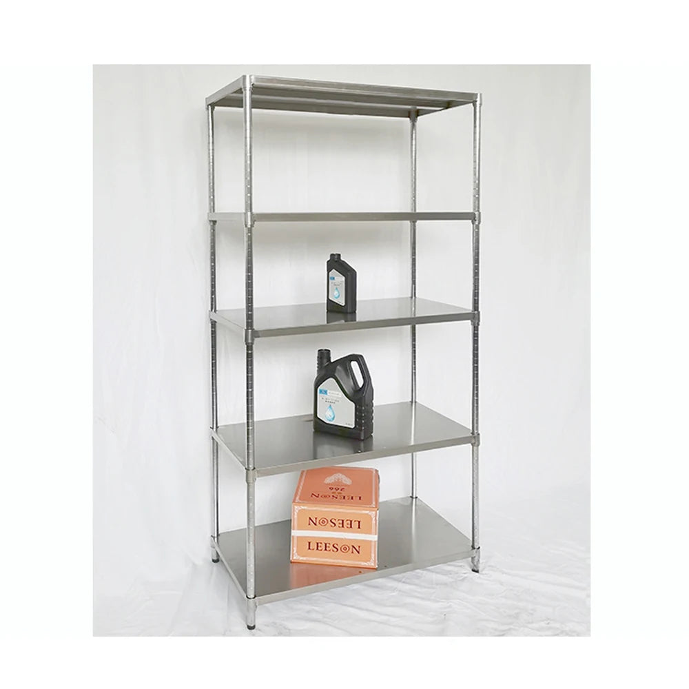 5 Tier Stainless Steel Storage Shelves For Kitchen Garage Shelves Heavy Duty Shelving Metal Shelving Units And Storage Kitchen
