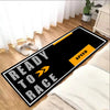 Styles Motorcycle garage Display Carpet Floor Mat Garage Racing Moto Electric Vehicle Mat Entrance Anti Slip Doormat Bedroom Rug