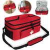 Travel Medicine Bag Empty Medical Storage Bag Pill Bottle Organizer Medication Organizer Medication Travel Case for Household