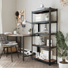 5 Tiers Storage Racks Shelves Garage Storage Shelving Unit Warehouse Rack Shelves Metal Shelves for The Garage