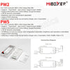 Miboxer PW2 2IN1 PW5 5IN1 RF LED Controller WIFI +2.4G Output Max 20A For Single Color/Dual White/RGB/RGBW/RGB+CCT Led Strip