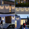 Outdoor Motion Sensor Solar Wall Light - IP65 Waterproof LED Safety Light for Patio, Deck, Porch, Barn & Balcony