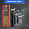 M2 SSD Case M.2 NVMe SATA SSD Enclosure Adapter 10Gbps USB 3.2 Gen2 USB C External Enclosure Supports M and B and B&M Keys