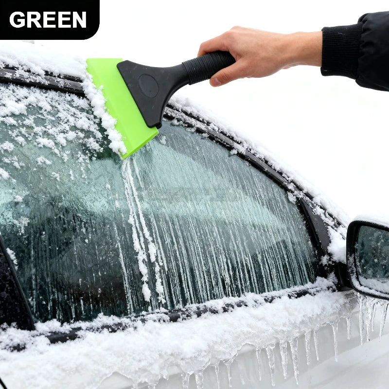 2-in-1 Winter Car Ice Scraper and Squeegee - for Efficient Snow & Frost Removal - Automotive Accessory for Cold Weather Driving
