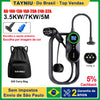 TAYNIU Electric Vehicle Charger with APP 7KW 32A 3.5KW 16A 80V-260V 5M Portable EV Charger for Electric Vehicles BYD Volvo