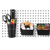 1 set of pegboard with hooks, workshop clamp board hooks, garage organization tool