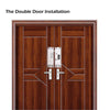 5YOA Smart Electric Mortise Locks with Drop Bolt DC12V Electronic Lock Adjustable Time Delay Fail Safe Mode for Access Control