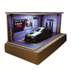 1 18 Garage for Model Diecast 1:18 Model Car Diorama Garage Parking Lot Acrylic Dust Cover Toy Dustproof Display
