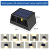 COB Outdoor Solar Lights Garden Decoration External Decors Sunlight Wall Lamp for Yard Walkway Fence Dusk to Dawn Waterproof