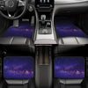 Galaxy Car Floor Mats 4 Pcs Universal Front and Rear Foot Mats with Non-Slip Rubber Backing Auto Accessories Decor All Weather