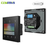 DT6 DT8 DALI Master Glass Wall Mounted Touch Panel 4 Control Modes DALI-2 Certified DALI Master Touch keys With LED Indicator
