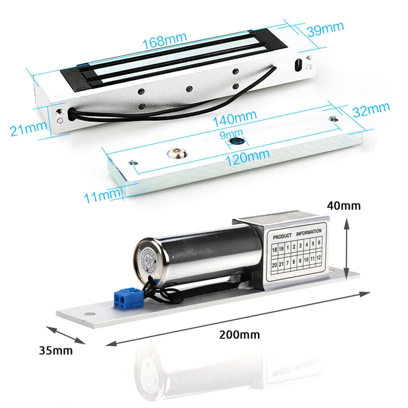 5YOA RFID Access Control System Electronic Gate Opener Home Garage Set Eletric Magnetic Smart Door Lock Kit Automatic Controller