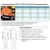 Men Reflective Stripe Hoodie Sweatshirt Long Sleeve Fitting Zipper Hooded Pullover Sanitation Workers Work Clothes Sweatshirt
