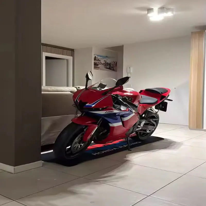 Honda Motorcycle Garage Display Carpet Floor Mat Garage Racing Electric Vehicle Mat Entrance Anti Slip Doormat Home Decoration