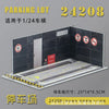 1 24 car garage model for Diecast Model Car Toy model parking Display Case PVC Parking Lot Model Simulation Parking Space Scene