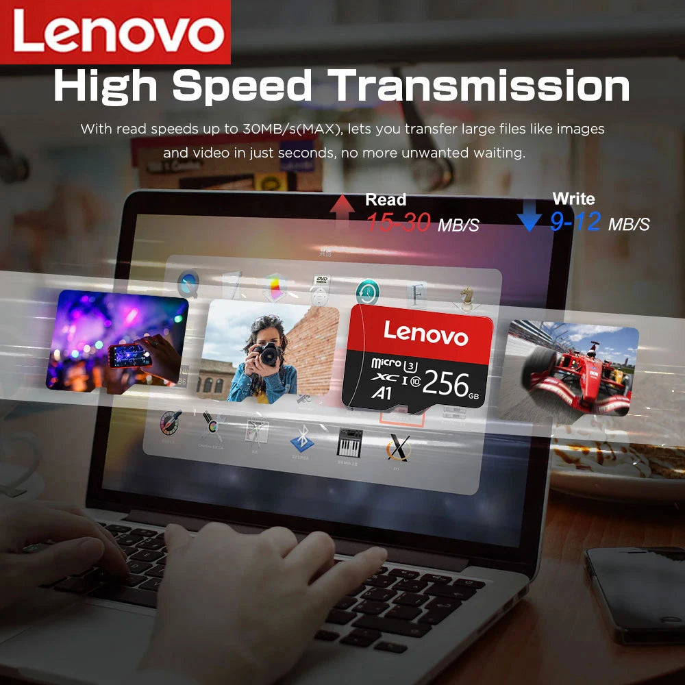 Lenovo 1TB Memory Card 1TB High Speed Full HD Video 512GB MINI SD Card 256GB 128GB 64GB Newest Micro Card for Phone/Tablet/PC
