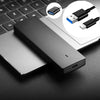 M.2 NGFF SSD Case M2 Solid-State Hard Drive Box SATA SSD Hard Disk Cases External Housing for 2230/2242/2260/2280 M.2 SSD Case