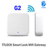 G2 G5 G6 TTlock gateway can connect to 5G WiFi TTLock Or TTHotel APP G5 WiFi Gateway 2.4G&5G WiFi For Remote Control Smart LocK