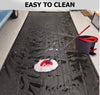 UNEED 7'9" X 18' Waterproof PVC Garage Car Floor Mats For Protecting Cleaning From Snow, Mud, Rain