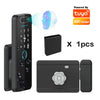 Fingerprint Lock 3D Face Recognition Tuya WiFI App Waterproof Outdoor Gate Passcode Rfid Card Keyless Electronic Smart Door Lock