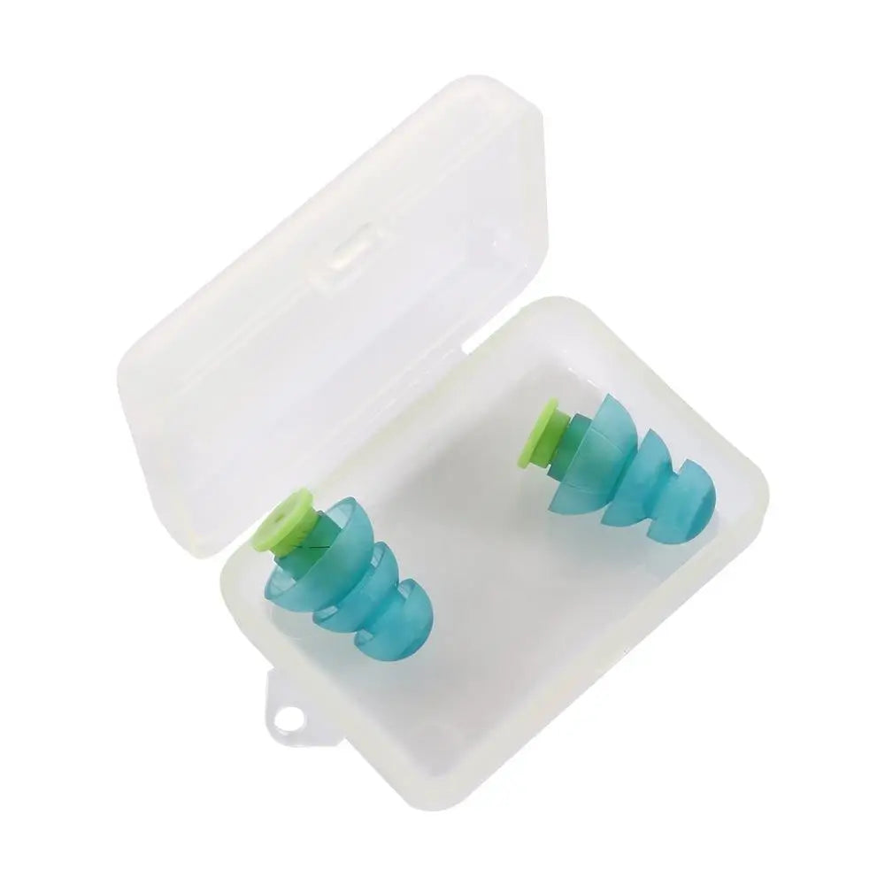 Concerts Reusable Noise Reduction Silicone Ear Plugs Noise Cancelling Hearing Protection