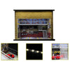 GFans 1/64 Car Garage Diorama Model Storage Display Box Small Garage Scene Acrylic Car Showroom Parking Lot Kids Xmas Gift Toys