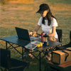 Outdoor Folding Table Easy To Install Camping Desk Aluminum Alloy Lightweight Picnic Tables Portable Storage Egg Roll Long Desks