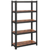 5 Tiers Storage Racks Shelves Garage Storage Shelving Unit Warehouse Rack Shelves Metal Shelves for The Garage