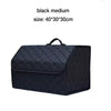 Car storage box car trunk storage storage box leather storage box box folding multi-functional car supplies travel outing