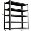 Garage Shelving Heavy Duty Storage Shelves Load 2050LBS Adjustable Heavy Duty Shelving Unit Industrial Metal Shelves Rack