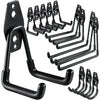 5 Pack Garage Hooks Heavy Duty,Utility Steel Garage Storage Hooks,Wall Mount Garage Hanger&Organizer for Organizing Power Tools
