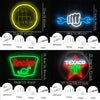 Garage Led Neon Sign, 3D Carved Gear Icon, Usb Powered, Used For Decor Of Bars, Car Service Stations, Parts Stores And Man Caves