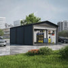 25' X 33' Double Garage Metal Barn Shed Side Entry Door Portable Garden Furniture Discontinued-Replaced TMG-MS2630 2641 Prefab