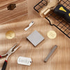 1 Pc Work Bench Blocks Square Steel Anvil Workbenches Flat Jewelers Tool Metal Bench Block Jewelry Stamping Block for Jewelry