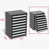 Premium Steel Tool Storage Combination: Drawer Cabinet + Double-Door Cabinet Designed For Garage Mechanic Tools Organization