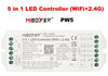Miboxer PW2 2IN1 PW5 5IN1 RF LED Controller WIFI +2.4G Output Max 20A For Single Color/Dual White/RGB/RGBW/RGB+CCT Led Strip
