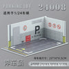 1 24 car garage model for Diecast Model Car Toy model parking Display Case PVC Parking Lot Model Simulation Parking Space Scene